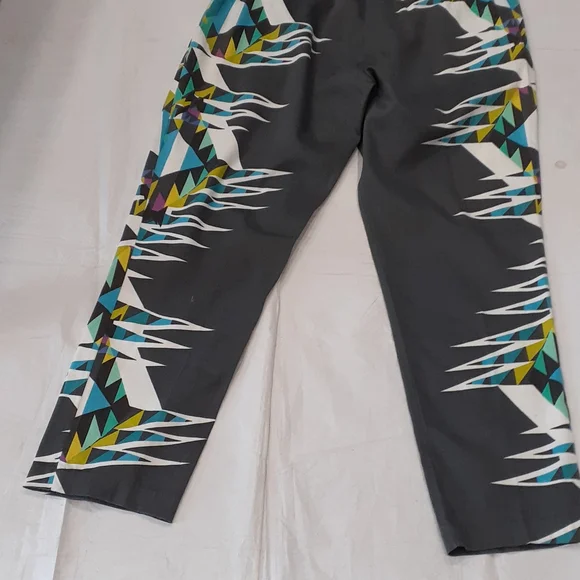 W118 by Walter Baker crop multi colored ankle pants size medium - Picture 8 of 12